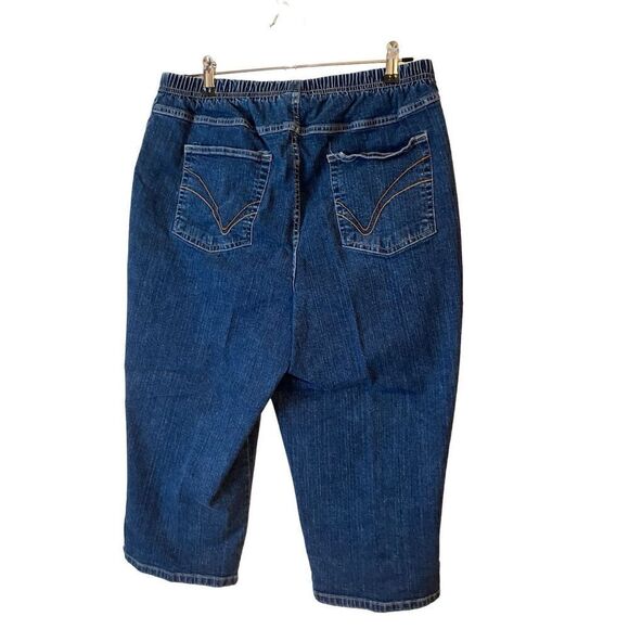 Essentials by Maggie Denim Capris 18/20 - Picture 2 of 9